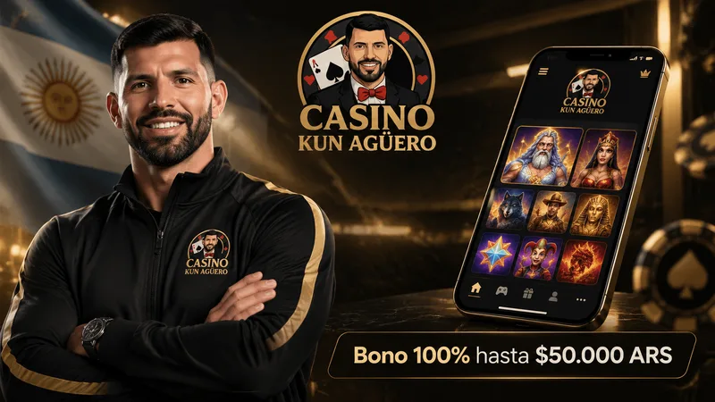 Catálogo de tragamonedas de Kun Aguero en el celular